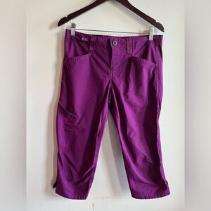 Patagonia Purple Organic Cotton Capris Pants - 8
